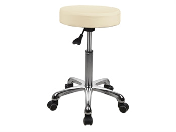 Bólstraður leðurstóll Ø 34 cm - 5236