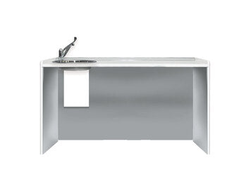 WORKTOP 156 cm - vinstri vaskaskál - 45424
