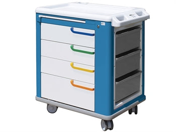 MULTIFUNCTIONAL TROLLEY - staðall - hvít/blár - 45711