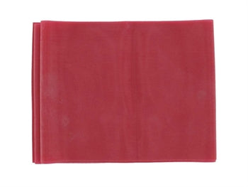 LATEX-FRÍTT ÆFINGABAND 1.5 m x 14 cm x 0.30 mm - rauður - 47002