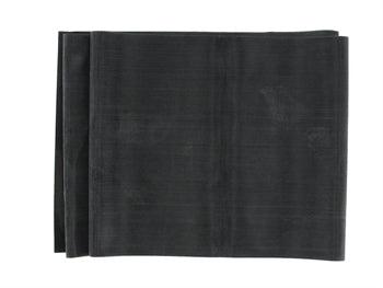 LATEX-FRÍTT ÆFINGABAND 1.5 m x 14 cm x 0,40 mm - svartur - 47004