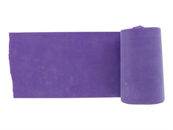 LATEX-FRÍTT ÆFINGABAND 5.5 m x 14 cm x 0.60 mm - fjólublár - 47016