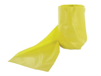 LATEX-FRÍTT ÆFINGABAND 45 m x 14 cm x 0.20 mm - gulur - 47020