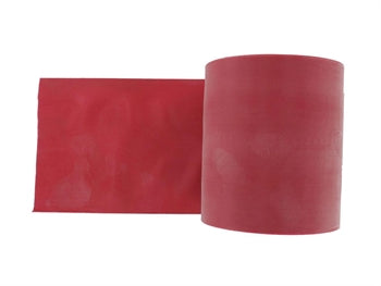 LATEX-FRÍTT ÆFINGABAND 45 m x 14 cm x 0.30 mm - rauður - 47022