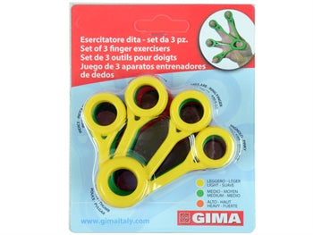 SET AF FINGRAÞJÁLFURUM - létt/miðlungs/þungur - 47160