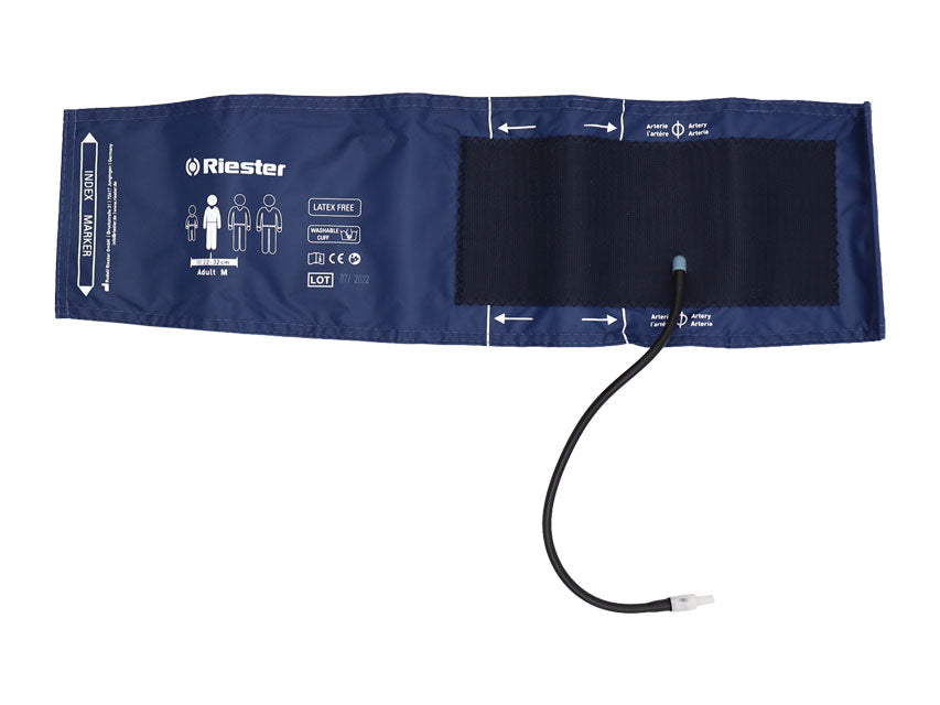 RIESTER mansetta fyrir fullorðna M 22–32 cm með tengi fyrir 49960-1 – varahlutur