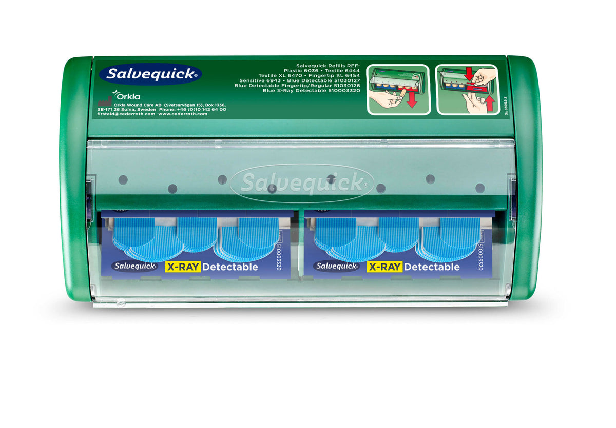 Salvequick X-Ray plástraskammtari – röntgen- og málmgreinanlegir