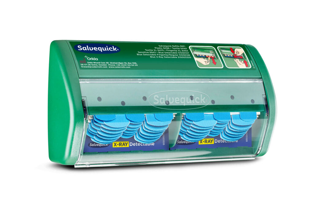 Salvequick X-Ray plástraskammtari – röntgen- og málmgreinanlegir