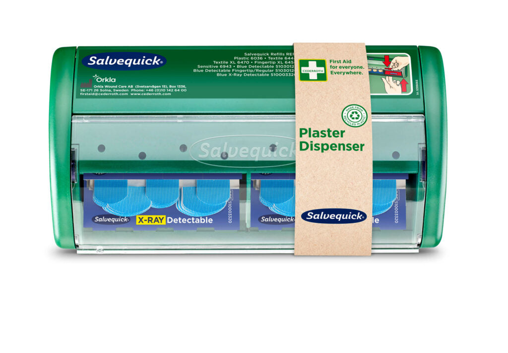 Salvequick X-Ray plástraskammtari – röntgen- og málmgreinanlegir