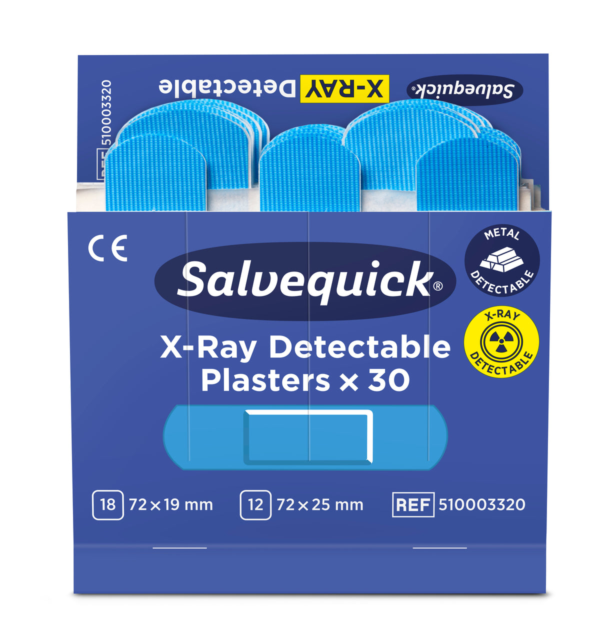 Salvequick X-Ray greinanlegir plástrar – áfylling 30 stk.