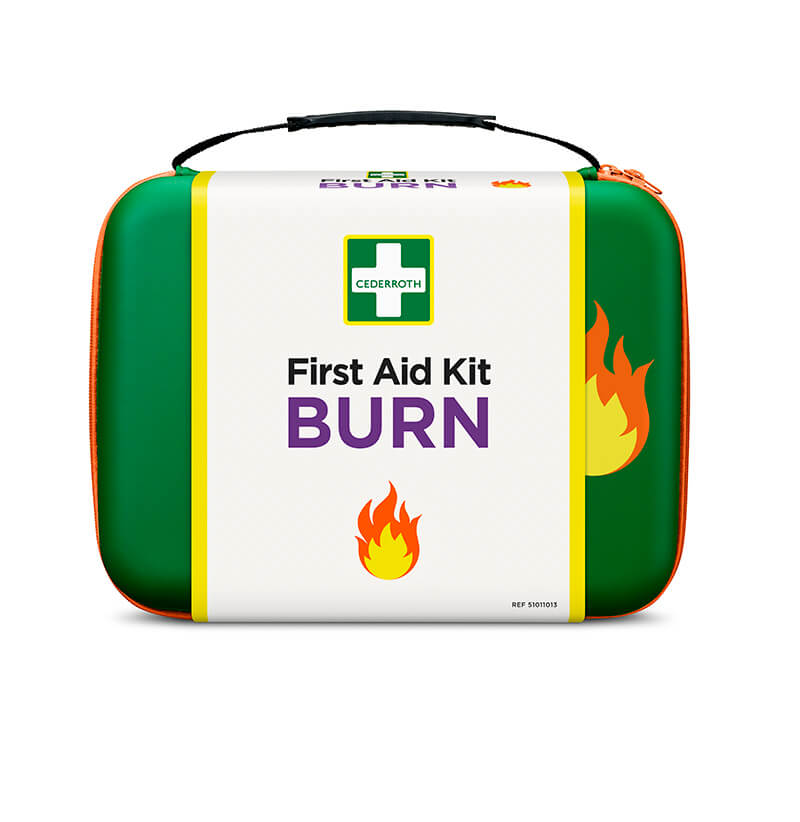 Cederroth First Aid Burn Kit – skyndihjálpartaska fyrir brunasár