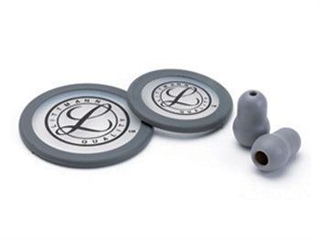 LITTMANN KIT 40017: 2 ÞJÓNUSTUPÍPUR + RIM + HLUSTUNARPÍPUR fyrir ClassicI III, Cardiology IV - grár - blister - 51483