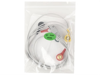 ECG LEAD WIRE - 5 rafeindir hnappategund - valkostur fyrir 54300 - 54302