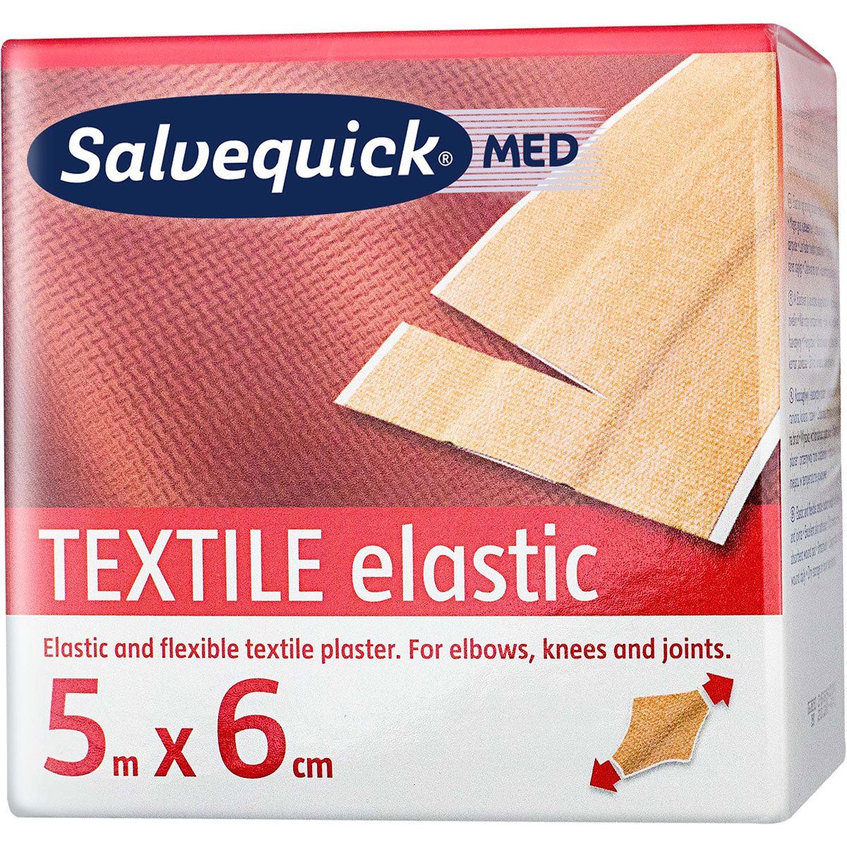 Salvequick textílplástur á rúllu – 6 cm x 5 m