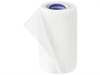 PEHA-HAFT 300040 Teygjubindi, sjálflímandi, 4 m x 8 cm - latexlaust