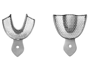 IMPRESSION TRAYS - sett af 10 perforated - 60040