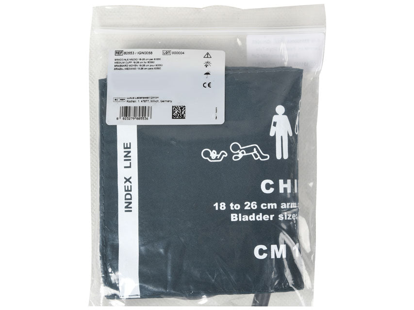 Mansetta miðlungs 18–26 cm fyrir blóðþrýstingsmæla 32902 og 80550