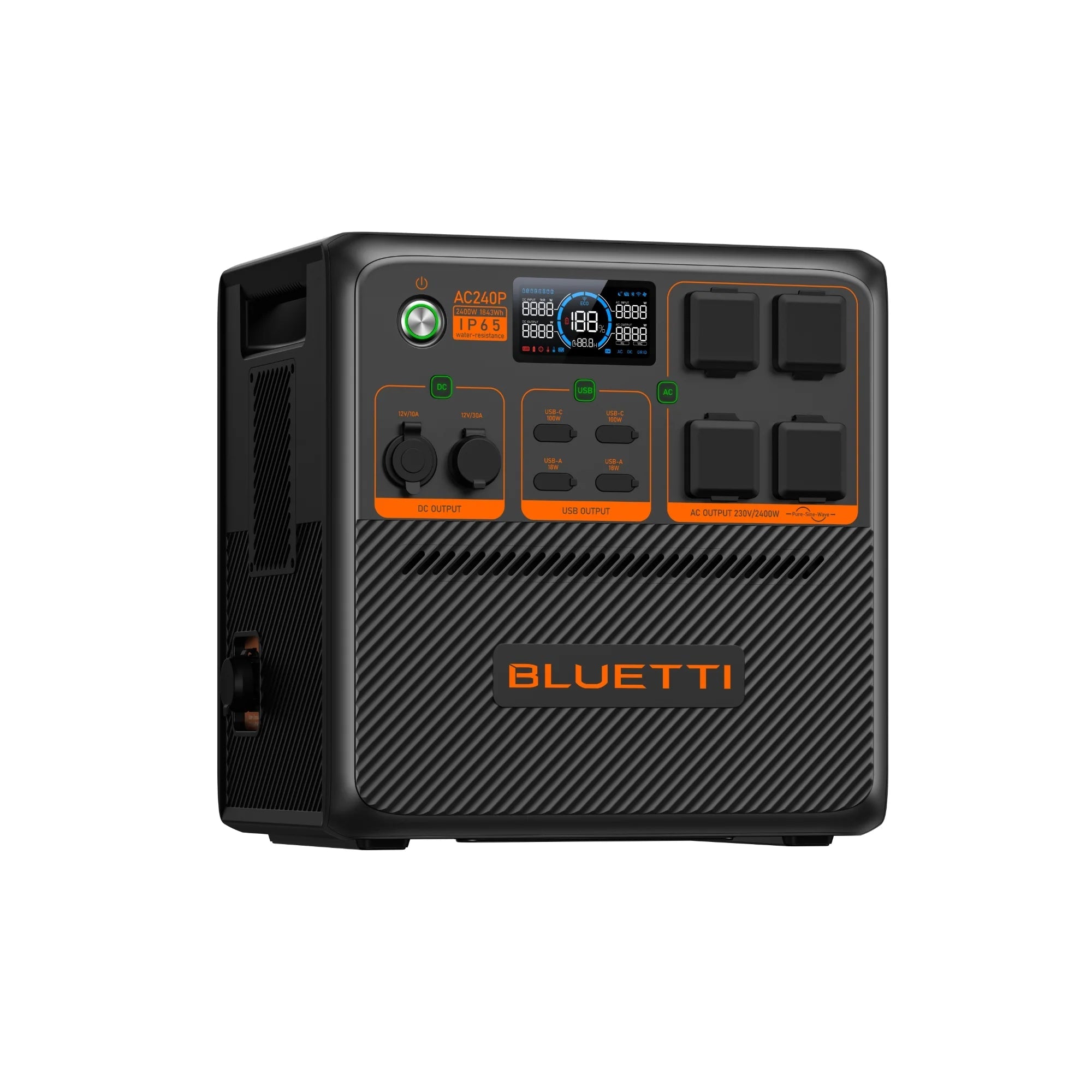 BLUETTI AC240P Orkubanki - 2400W - 1.843Wh