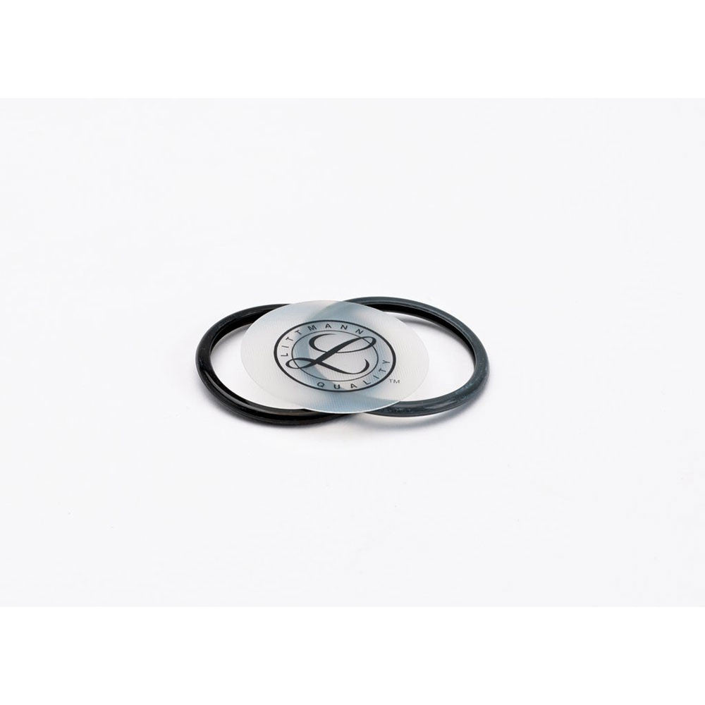 Littmann varahlutasett 40012 – himna, svartur og grár hringur fyrir Classic II Pediatric