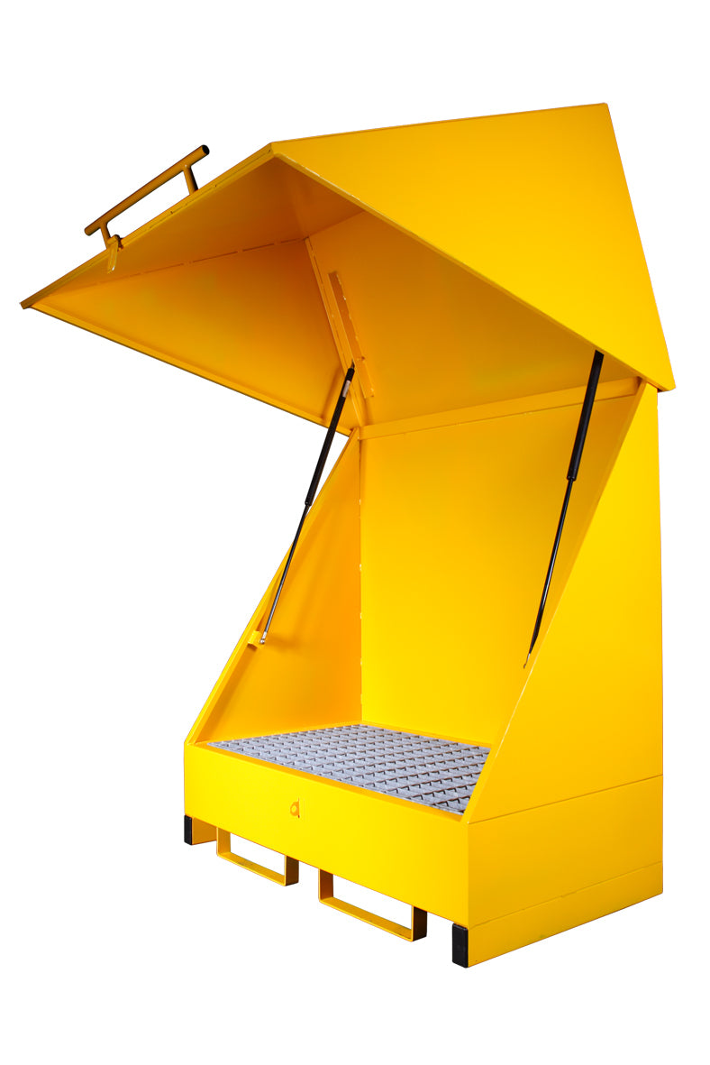 External Store 2 x 205L tunnur Up & Over Lid – FyterTech M2DESUO – mynd 2
