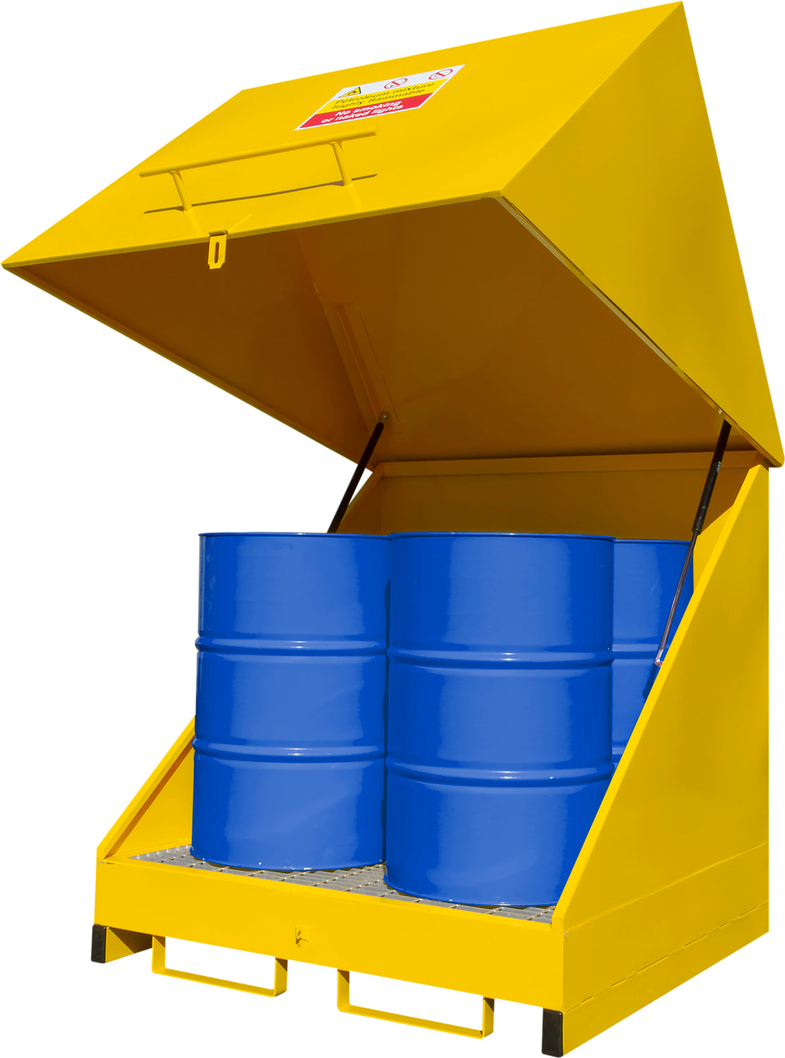 External Store 4 x 205L tunnur Up & Over Lid – FyterTech M4DESUO – mynd 2