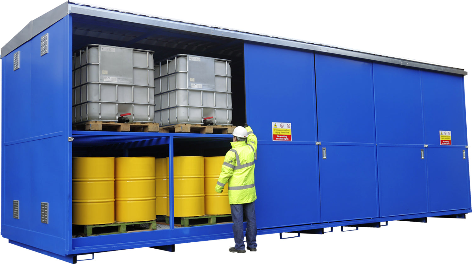 96 x tunnur/24 x Ibc Store With rennihurðir – FyterTech M96D24ISU – mynd 2