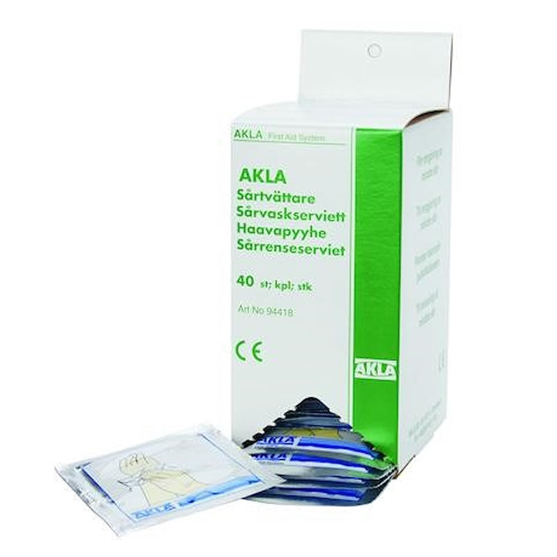 Sárhreinsi 40-stk askja á vegg