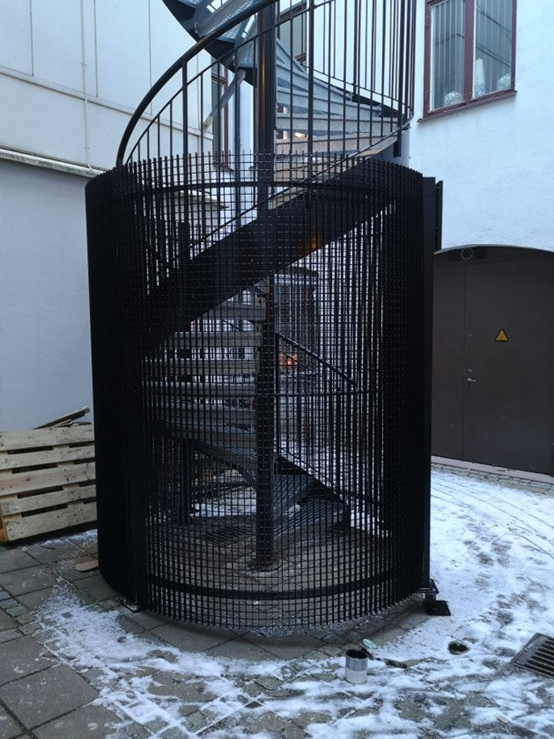 Stegerud hringstigi úr stáli