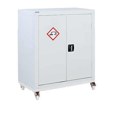 Acid/Alkali Mobile Cupboard - Inc. 1 Shelf - (h) 1040mm | Efnavöruskápar