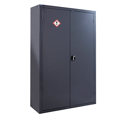CoSHH Cupboard - Inc. 3 Shelves - (h) 1800 x (w) 1200mm | Efnavöruskápar