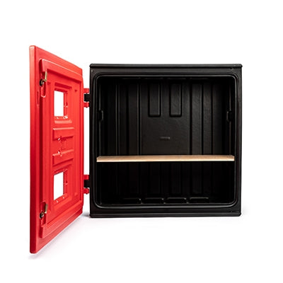 Fire extinguisher break-glass box 900 x 930 x 420mm | Skápar og standar fyrir slökkvitæki
