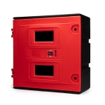 Fire extinguisher break-glass box 900 x 930 x 420mm | Skápar og standar fyrir slökkvitæki