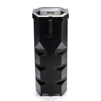 Fire extinguisher box top loader 650 x 265 x 300mm Black | Efnavörgeymslur Stærri/úr stáli