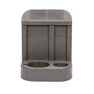 Fire extinguisher stand double 620 x 480 x 270mm Grey | Skápar og standar fyrir slökkvitæki