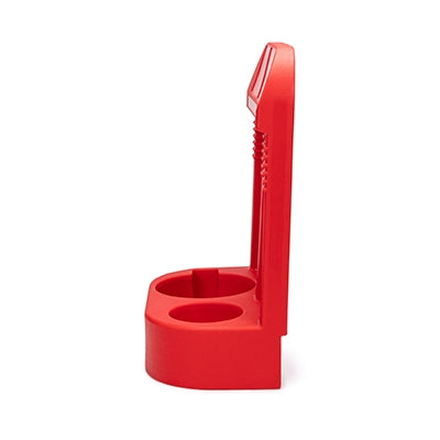 Fire extinguisher stand double 620 x 480 x 270mm Red | Efnavörgeymslur Stærri/úr stáli