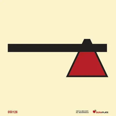Brunaöxi – sjálflýsandi skilti 150 x 150 mm