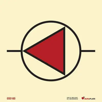 Brunadæla – sjálflýsandi skilti 150 x 150 mm