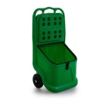 UniKart mobile storage unit Green | Efnavöru geymslur