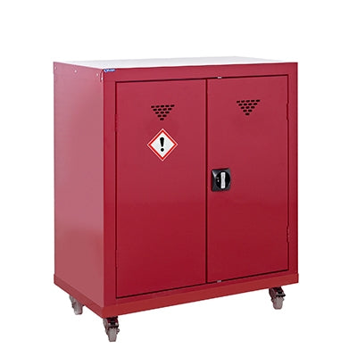 Pesticide & Agrochem Mobile Cupboard - Inc. 1 Shelf | Efnavöruskápar