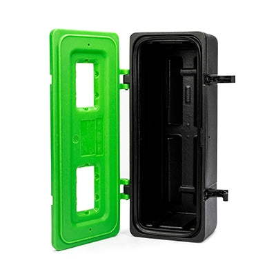 Safety box front loader toggle latch 700 x 320 x 255mm | Skápar og standar fyrir slökkvitæki