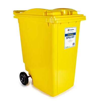 360 Ltr  Chemical Spill Kit - 2 Wheeled Bin | Lekavarnarsett / Uppsogssett