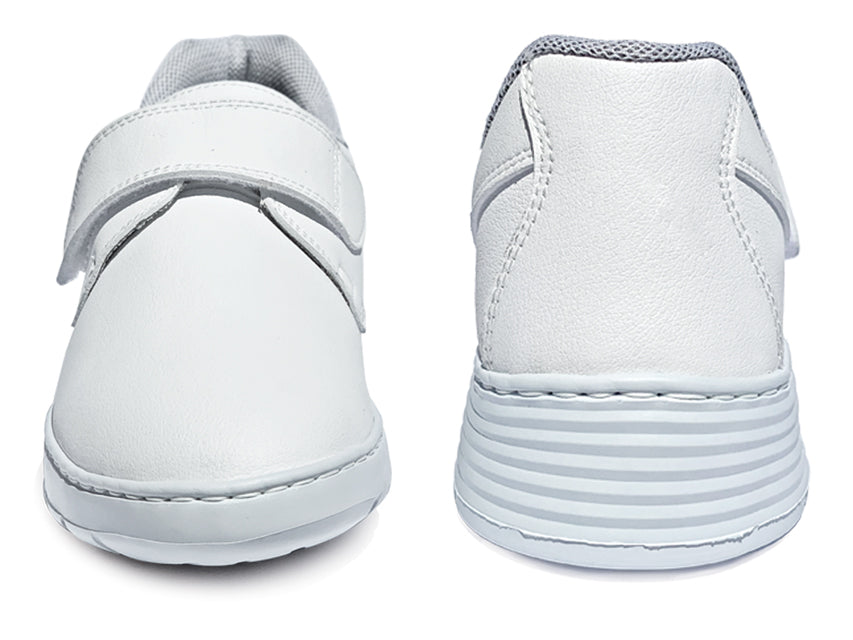HF200 LÆKNINGA Sneakers - 39 - spenna - hvítur – mynd 4