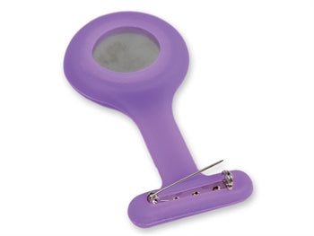 SILICONE NURSE WATCH - hringlótt - fjólublár - 20403