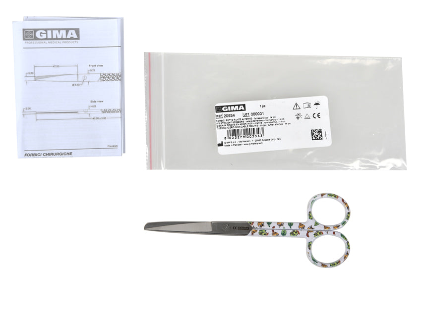 S/S beinar skærur - caterpillar - blunt/sharp - 14 cm – mynd 3