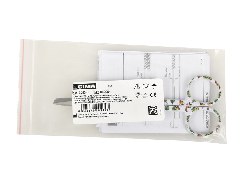 S/S beinar skærur - caterpillar - blunt/sharp - 14 cm – mynd 4