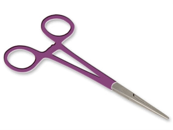 Bein S/S slagæðaklemma - fjólublár hringur - 16 cm - 542