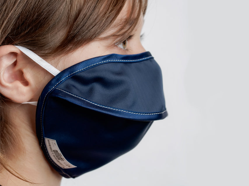 MYCROCLEAN junior/fullorðins lítill endurnotalegur skurðmaski - BFE 99.8% - blár-blár – mynd 3