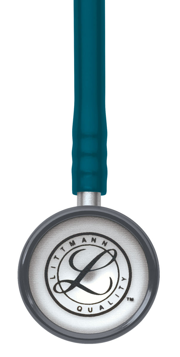 Littmann Classic II Pediatric hlustunarpípa fyrir börn – 2119 – karabískblá – nærmynd af himnu og hlustunarhaus