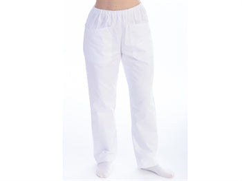 BUXUR - bómull/pólýester - unisex M hvítur - 21492