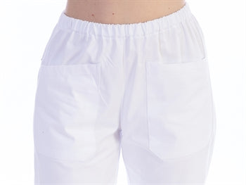 BUXUR - bómull/pólýester - unisex XXXL hvítur - 21495